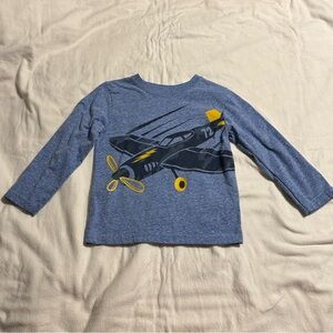 Garanimals Blue Airplane Long Sleeve Tee